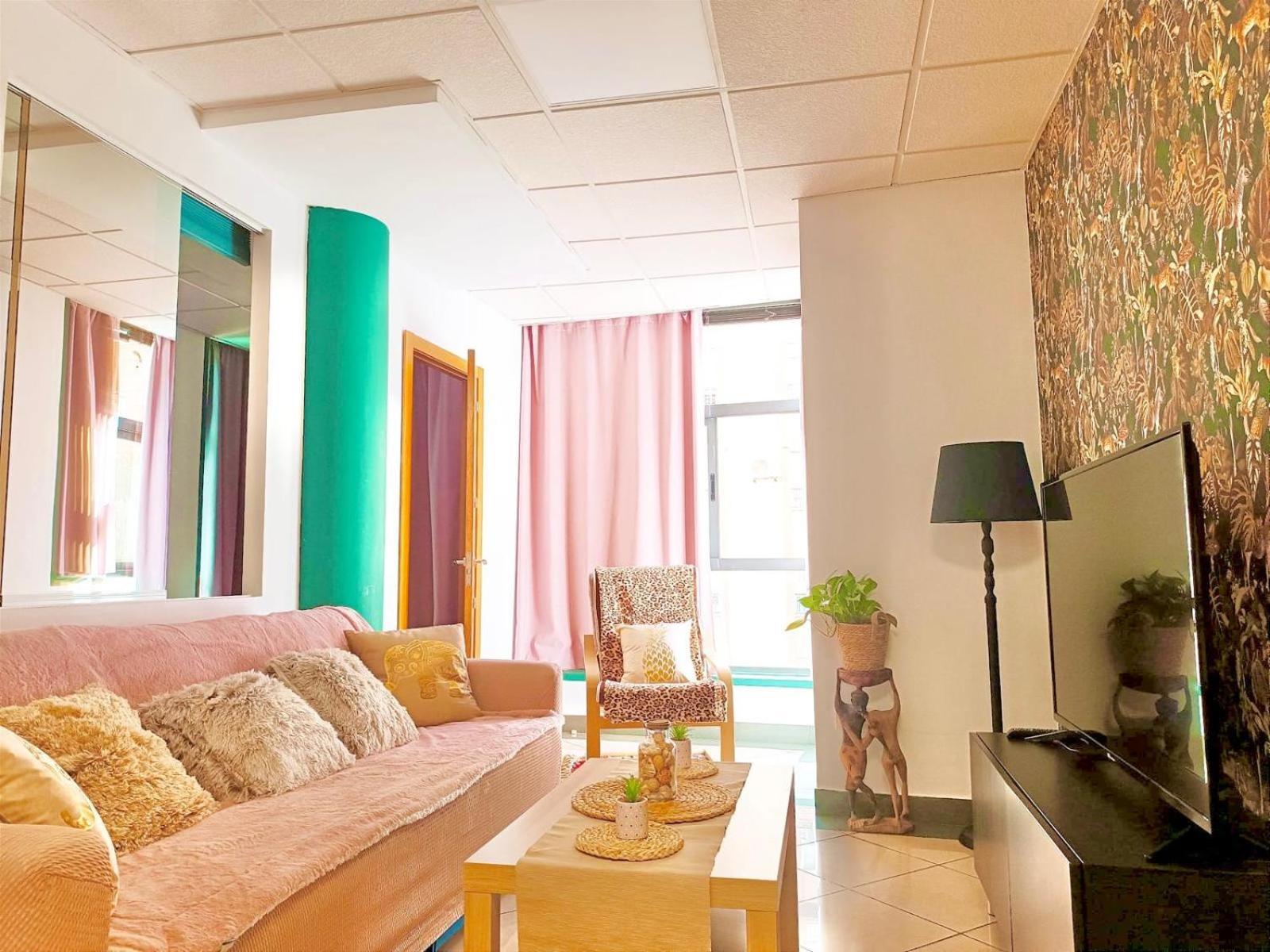 מאלגה Apartamento El Bambu Cerca Del Mar מראה חיצוני תמונה